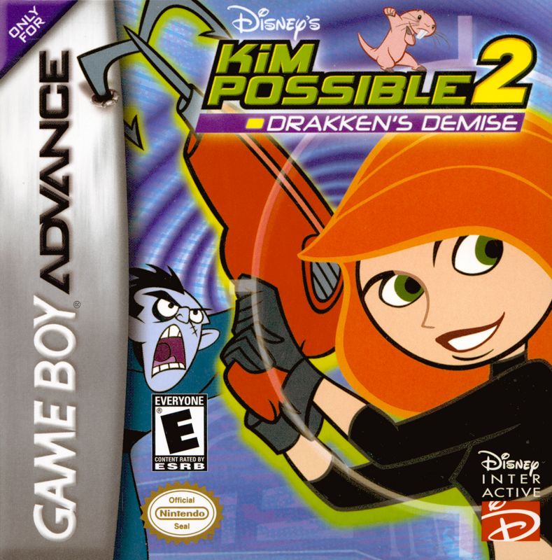 Kim Possible 2 box art for GameBoy Advance